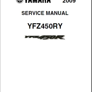Yamaha Yfz450r Yfz450ry 2007 Full Service Repair Manual - PDF Download