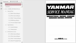 Yanmar 4HAL 6HAL Diesel Engine Shop Manual - PDF DOWNLOAD
