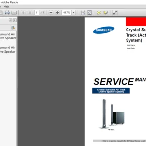 Samsung Hw e551 Service Manual Repair Guide - PDF DOWNLOAD