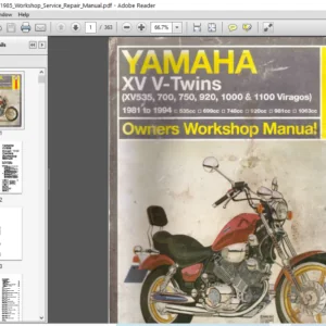 yamaha Tr1 1981 - 1985 Workshop Service Repair Manual - PDF DOWNLOAD