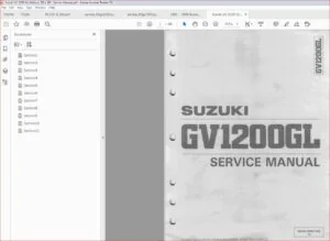 1985 -1986 Suzuki GV1200GL GV1200 Madura GV 1200 GL Motorcycle Service Repair Manual - DOWNLOAD