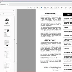 1990 - 1993 Suzuki VX800 (L M N P)  Workshop Repair Manual Service Manual - PDF DOWNLOAD