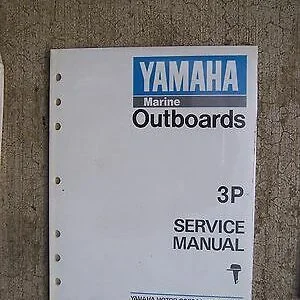1991 Yamaha 3p Outboard Service Repair Manual - Book