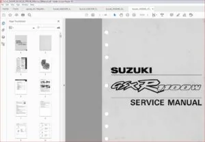 1993-1998 Suzuki GSX-R1100 GSXR1100 GSXR1100W GSX-R 1100WP GSX-R 1100WR GSX-R 1100WS GSX-R 1100WT Service Manual - PDF DOWNLOAD