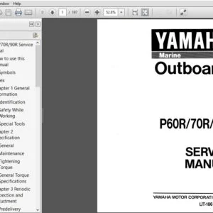 1993 Yamaha P60R/P70R/90R Outboard Service Repair Manual - PDF DOWNLOAD
