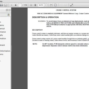 1996 Saturn Sc2 Service Repair Manual - PDF DOWNLOAD