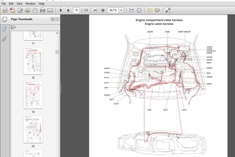 1999-2000 Volvo C70 S70 V70 Wiring Diagrams Service Manual - PDF