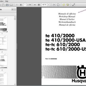 2000 HUSQVARNA Husky TE 410 TE TC 610 Workshop Manual - PDF Download