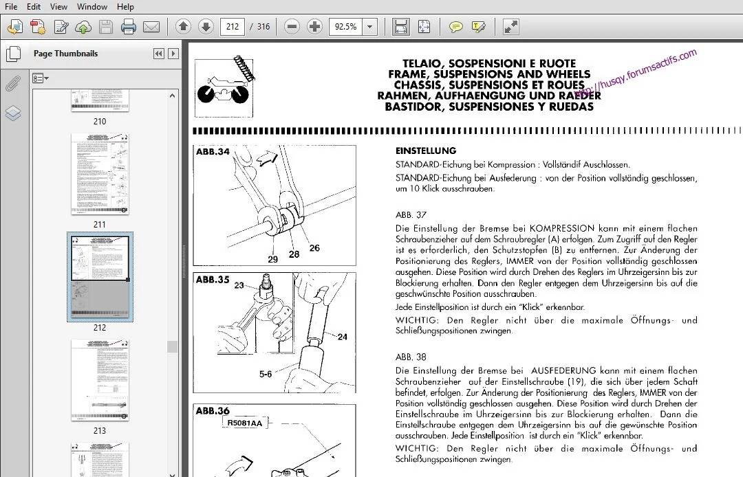 2000 HUSQVARNA Husky TE 410 TE TC 610 Workshop Manual - PDF Download - Image 4
