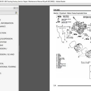 2008 Polaris Sportsman X2 700  800 EFI  800 Touring Factory Service  Repair Maintenance Manual - PDF DOWNLOAD