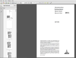2011 DEUTZ Werkstatthandbuch Workshop Manual - PDF Download