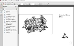 2012 Deutz BF4M Operation Manual PDF Instant Download