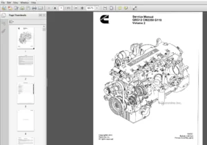 CUMMINS QSG12 CM2350 G110 Service Manual Vol 1 & 2 - PDF DOWNLOAD