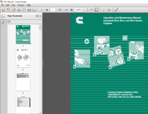 Cummins B3.9,B4.5 & B5.9 Series Engine Operation and Maintenance Manual - PDF DOWNLOAD