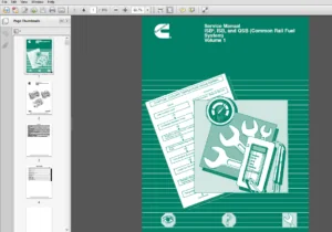 Cummins ISBe, ISB, and QSB Common Rail Fuel System Service Repair Manual vol 1 & 2 -  PDF DOWNLOAD