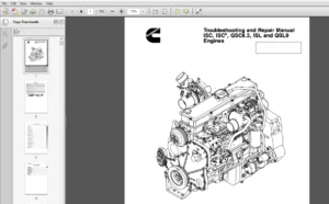 Cummins ISC, QSC8 3, ISL and QSL9 Engines Shop Service Repair Manual -  PDF Download