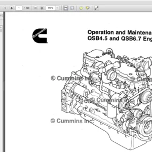 Cummins QSB4.5 and QSB6.7 Engine Series Operation and Maintenance Manual - PDF DOWNLOAD