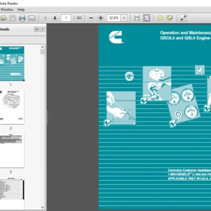 Cummins QSC8.3 and QSL9 Engine Operation and Maintenance Manual - PDF DOWNLOAD