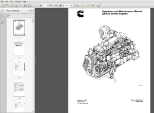 Cummins QSK23 Engines Series Operation and Maintenance Manual - PDF DOWNLOAD
