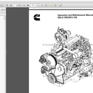 Cummins QSL9 CM2350 L102 Operation and Maintenance Manual - PDF DOWNLOAD