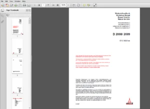 Deutz D 2008-2009 Werkstatthandbuch Workshop Manual Manual d`atelier Manual - PDF Download