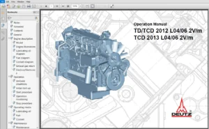 Deutz TD/TCD 2012 - 2013 L04/06 2V Operation Maintenance Manual - PDF DOWNLOAD