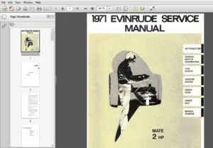 1971 Evinrude 2Hp Mate Service Repair Manual - PDF Download