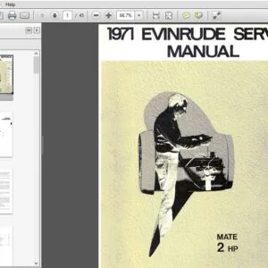 1971 Evinrude 2Hp Mate Service Repair Manual - PDF Download