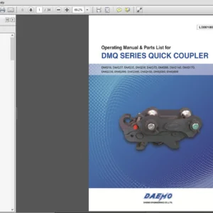 Hyundai DMQ-Q Crawler Excavator Operators Manual  - PDF DOWNLOAD
