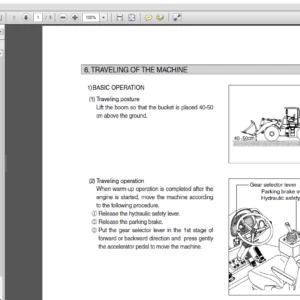 Hyundai HL757-7S Wheel Excavator Operators Manual - PDF Download