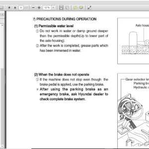 Hyundai HL757TM-7A Wheel Loader Operator Manual - PDF Download