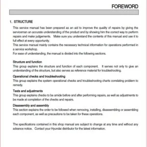 Hyundai HL760-7A Wheel Loaders Service Manual - PDF DOWNLOAD