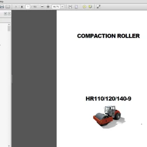 Hyundai HR110C-9 Road Roller Operator Manual - PDF Download