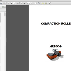 Hyundai HR70C-9 Road Roller Operator Manual - PDF Download