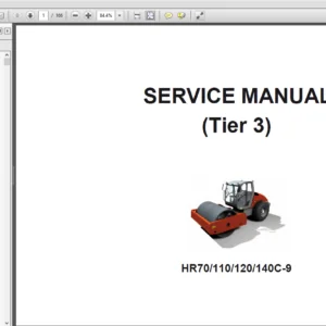 Hyundai HR70C-9 Road Roller Service Manual - PDF DOWNLOAD