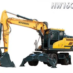 Hyundai HW160 Wheel Excavators Operators Manual - PDF DOWNLOAD