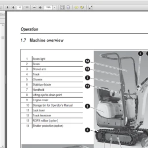 Hyundai HX10A Mini Excavator Service Repair Manual - PDF Download