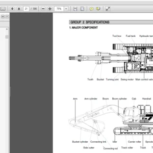 Hyundai HX220L(INDIA) Crawler Excavator Service Repair Manual - PDF Download