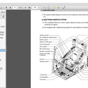 Hyundai HX260LT3 Crawler  Excavator Operators Manual - PDF Download