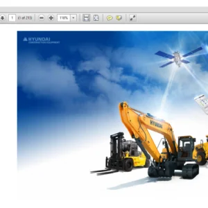 Hyundai HX300AL Crawler Excavator  Operators  Manual - PDF Download