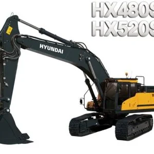 Hyundai HX480,520SL Crawler Excavator Operators Manual - PDF Download