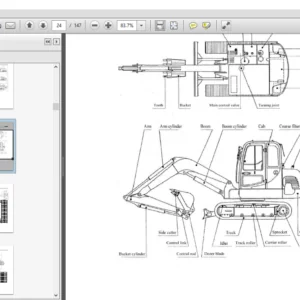 Hyundai HX60S Crawler Excavator Operator Manual - PDF Download