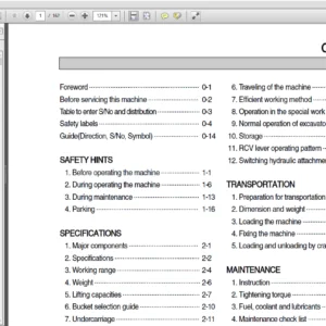 Hyundai R110 7 INDIA Crawler Excavator Operators Manual - PDF DOWNLOAD