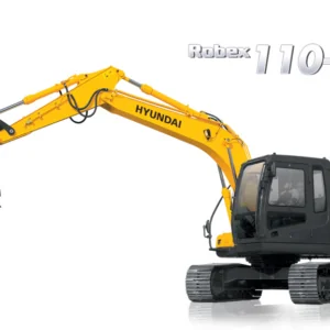 Hyundai R110-7A Crawler Excavator Operator Manual - PDF Download