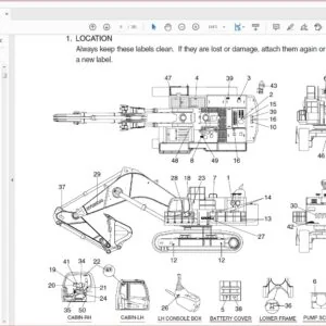 Hyundai R1200-9 Crawler Excavator Operators Manual - PDF Download