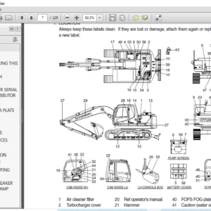 Hyundai R140LC-9A Crawler Excavator Operators Manual - PDF Download