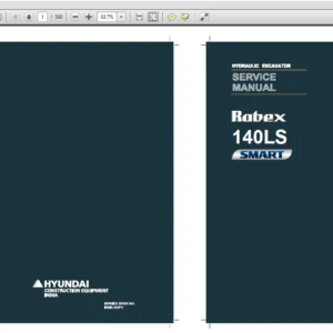 Hyundai R140LS Crawler Excavator Service Repair Manual - PDF Download