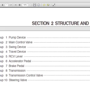 Hyundai R140W-7 Wheel Excavator Service Manual - PDF DOWNLOAD