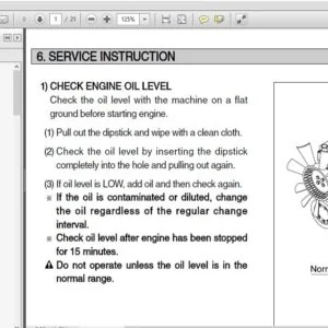 Hyundai R160LC-7 Crawler Excavator Operators Manual - PDF Download