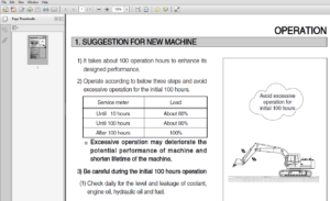 Hyundai R160LC-7A Crawler Excavator Operators Manual - PDF Download ...